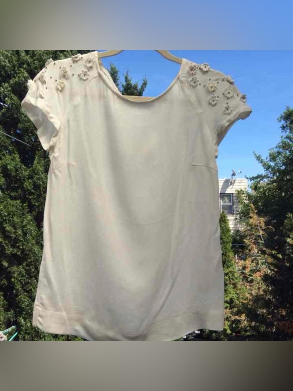 Zara floral top size XS